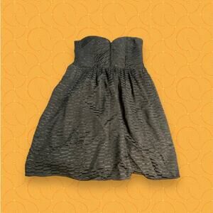 Miss Me MM Couture Black Strapless Textured Mini Dress Size Small